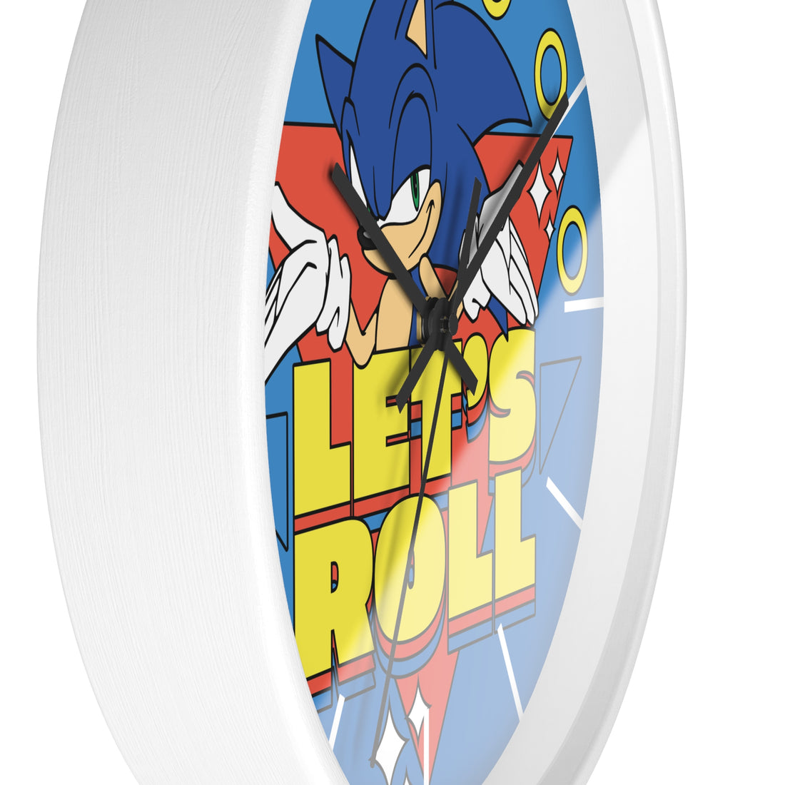 Sonic 'Let's Roll' Wall Clock – SEGA Licensed 10.75"