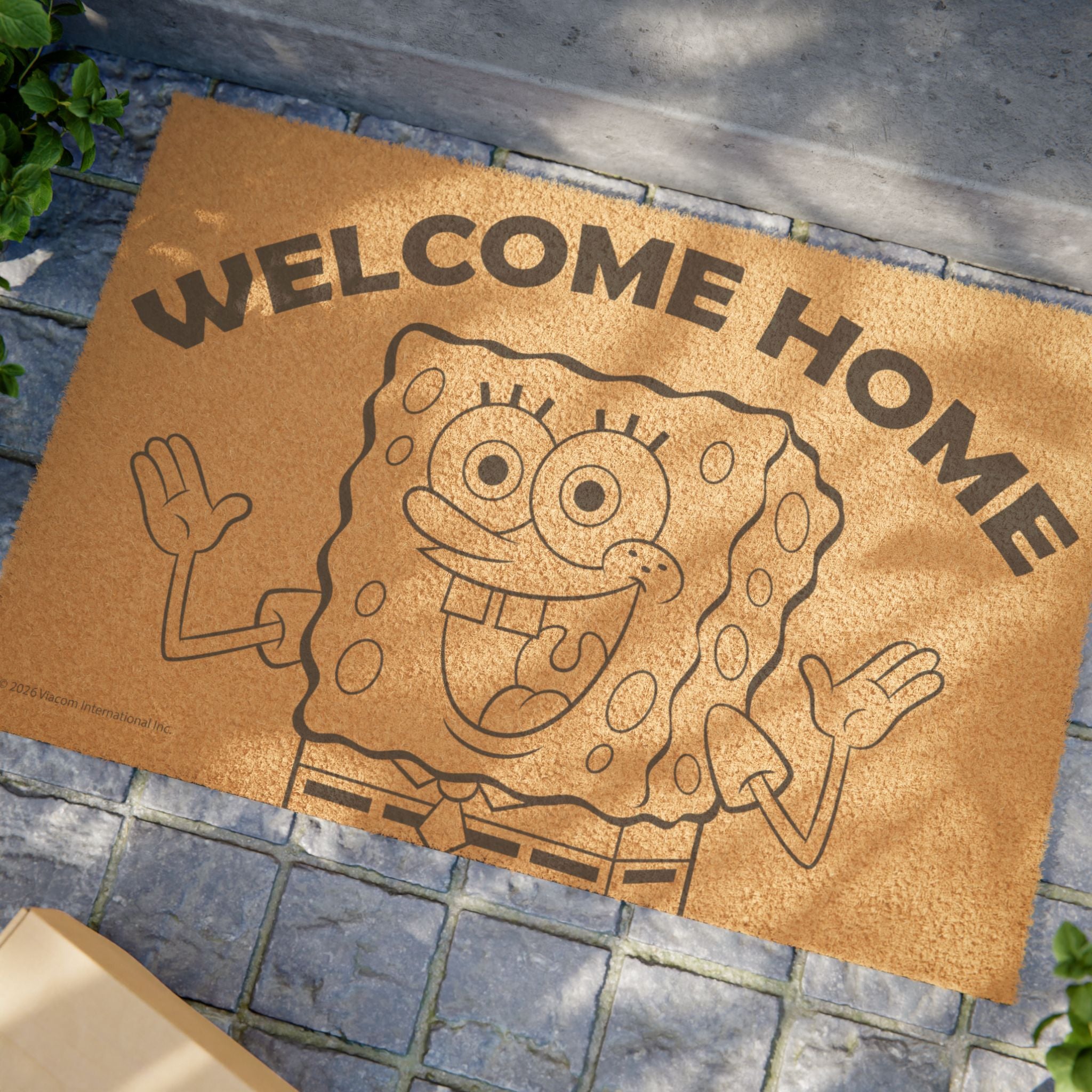 SpongeBob SquarePants Doormat – Nickelodeon Licensed 24×16"