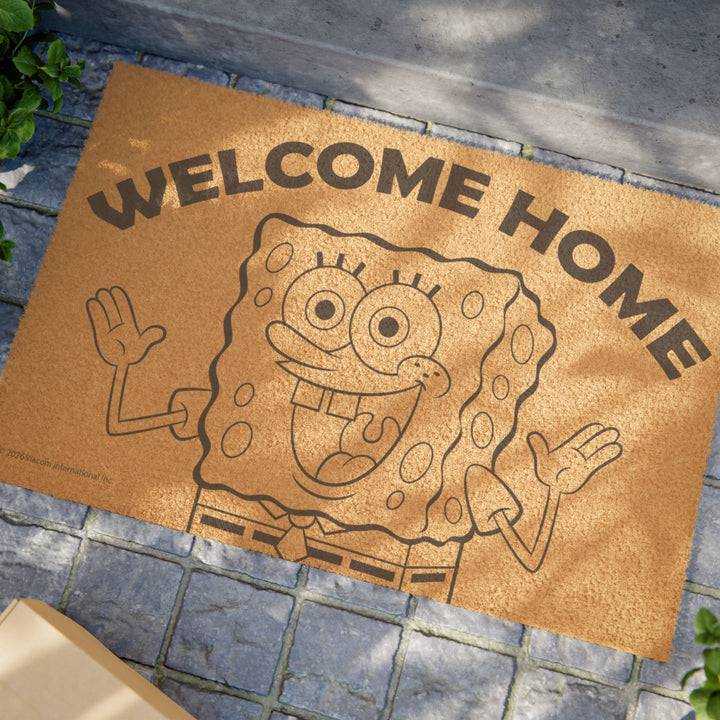 SpongeBob SquarePants Doormat – Nickelodeon Licensed 24×16"