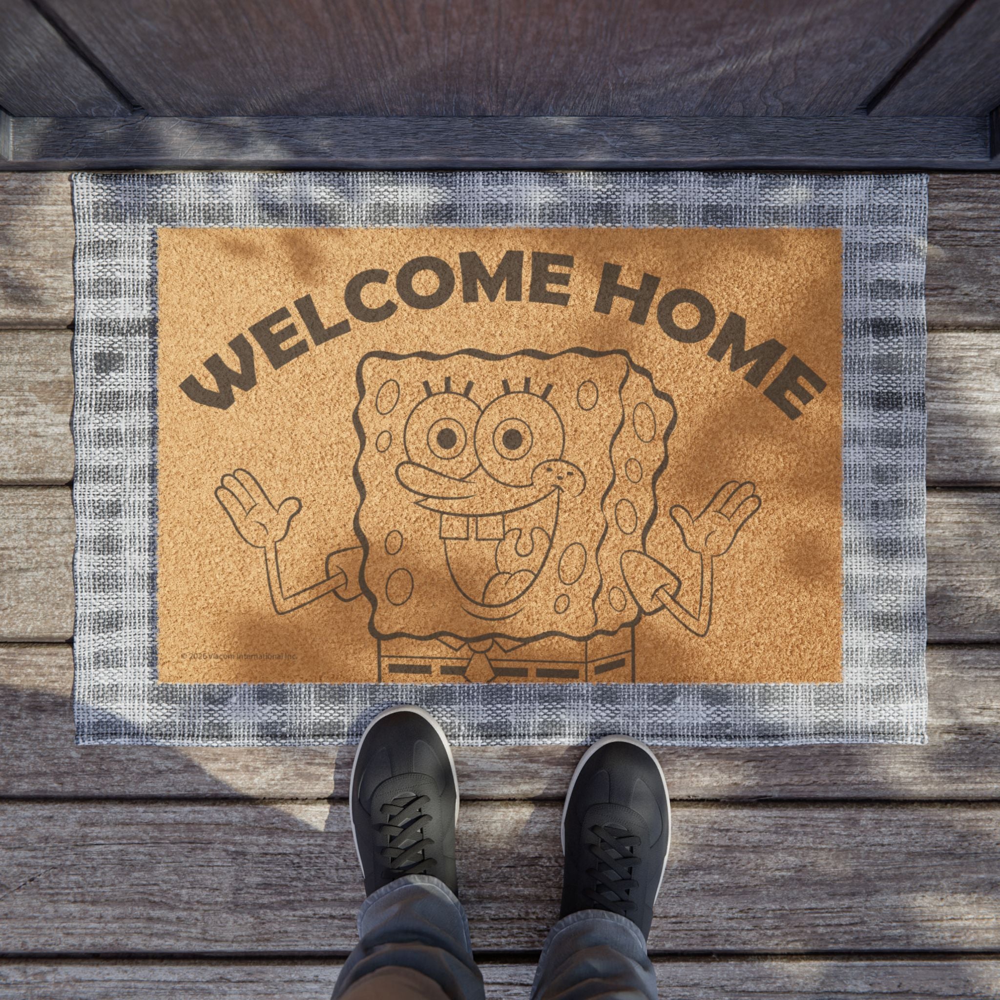 SpongeBob SquarePants Doormat – Nickelodeon Licensed 24×16"