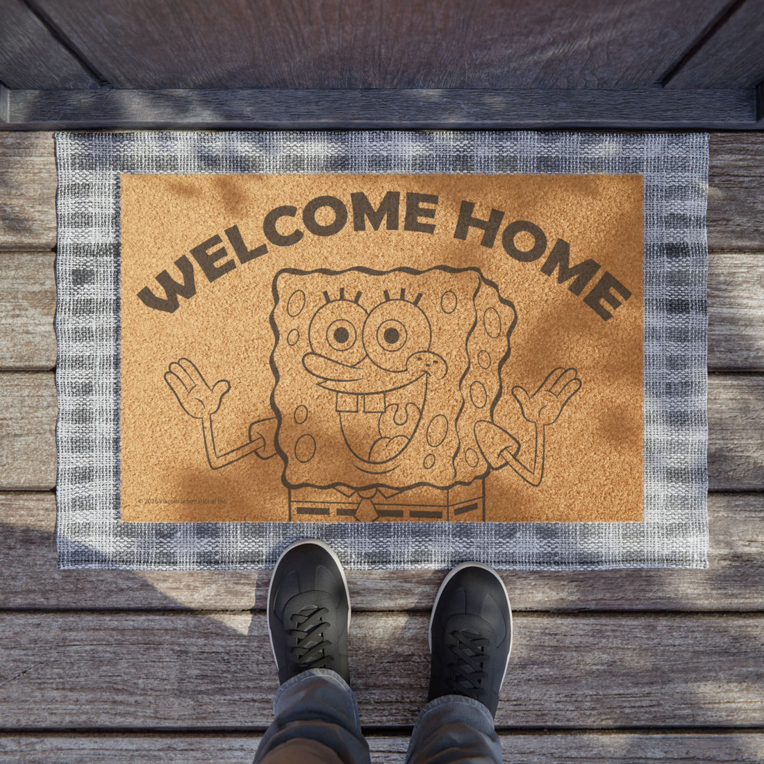 SpongeBob SquarePants Doormat – Nickelodeon Licensed 24×16"